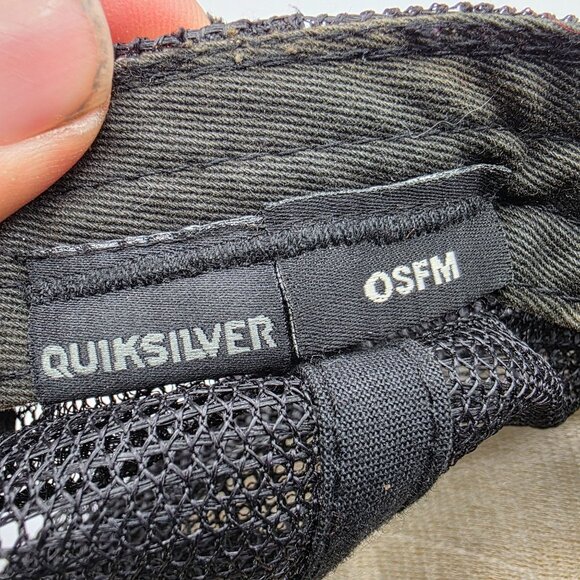 Quiksilver OSFM Kids Black Pineapple Print Trucker Hat Snapback Adjustable Cap - Picture 6 of 9